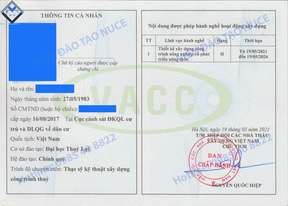Chứng chỉ Thiết kế Xây dựng Công trình Giao thông