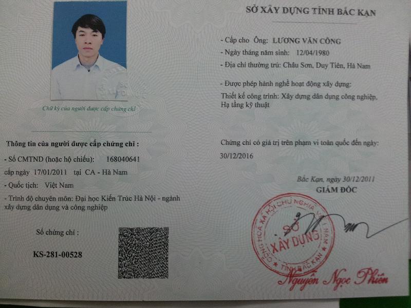 Lợi ích khi học chứng chỉ xây dựng tại Hà Nội, HCM - Hồ sơ chuẩn bị