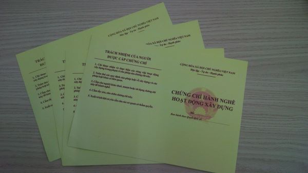 Những Loại Chứng chỉ Năng lực hoạt động Xây dựng Hạng I, II, III