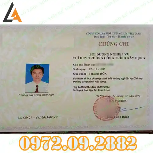 Tư Vấn Hồ Sơ Đào Tạo Và Thi Chứng Chỉ Chỉ Huy Trưởng Hạng 2