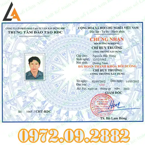 Tư Vấn Hồ Sơ Đào Tạo Và Thi Chứng Chỉ Chỉ Huy Trưởng Hạng 3