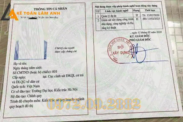 Điều kiện cấp chứng chỉ hành nghề quản lý dự an