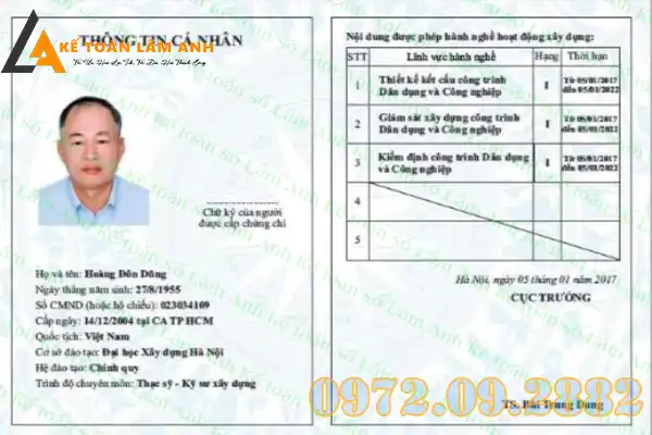 Điều kiện cấp chứng chỉ giám sát hạng 3