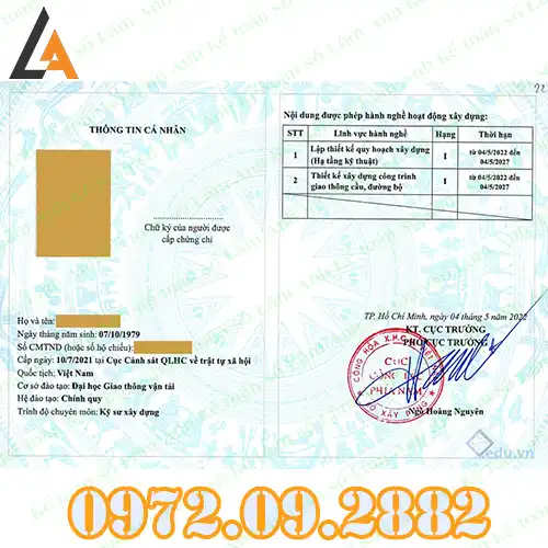 Tư Vấn Hồ Sơ Thi Chứng Chỉ Hạ Tầng Kỹ Thuật Nhanh Chóng