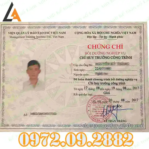 Tư Vấn Hồ Sơ Thi Chứng Chỉ Hành Nghề Chỉ Huy Trưởng