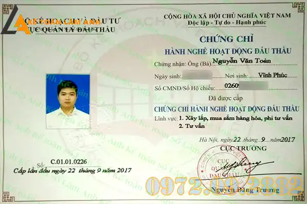 Đăng ký thi chứng chỉ hành nghề đấu thầu