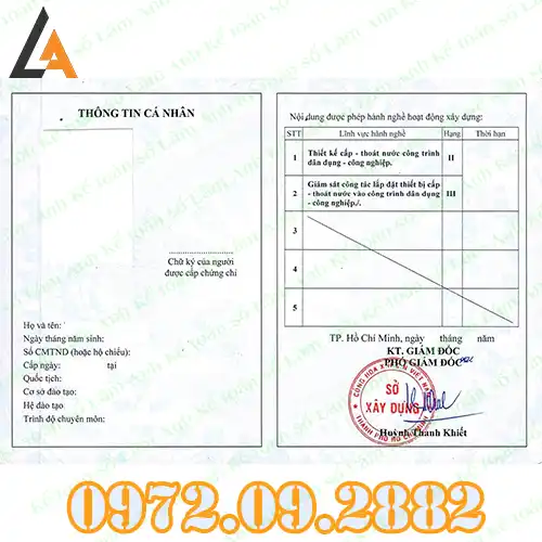 Tư Vấn Hồ Sơ Thi Chứng Chỉ Hành Nghề Giám Sát Cấp Thoát Nước