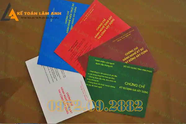 Chứng chỉ giám sát lắp đặt thiết bị điện