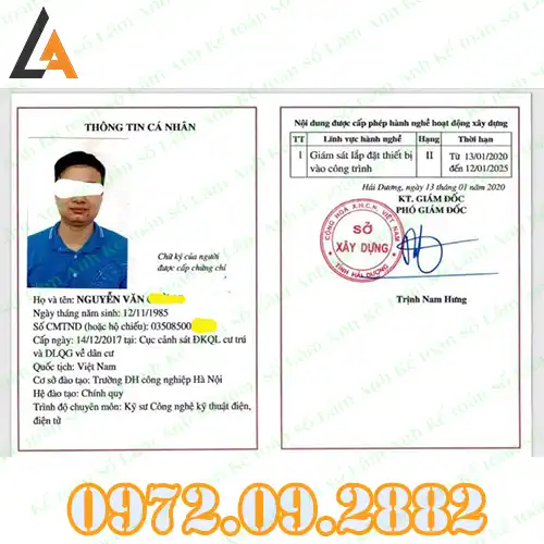 Tư Vấn Hồ Sơ Thi Chứng Chỉ Hành Nghề Thiết Kế Điện