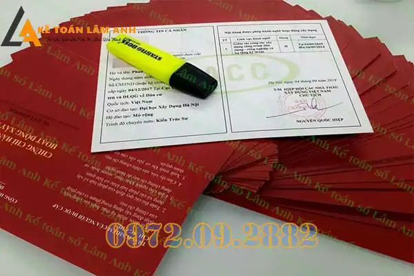 Hồ sơ cấp chứng chỉ năng lực xây dựng hạng 3