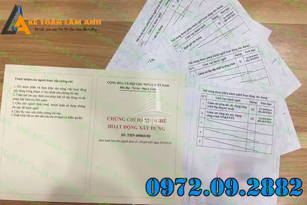 Chứng chỉ năng lực xây dựng hạng 1, 2, 3