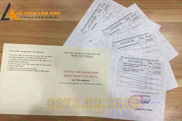 Dịch vụ làm chứng chỉ năng lực hoạt động xây dựng