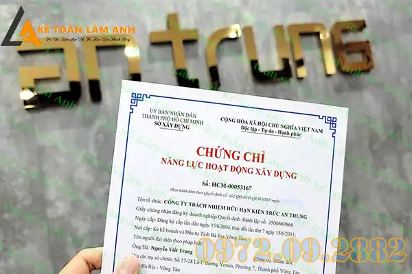 Chứng chỉ năng lực xây dựng hạng 3 là gì