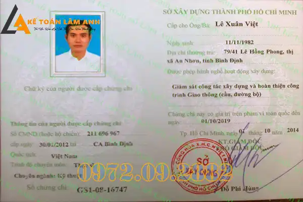 Điều kiện cấp chứng chỉ giám sát hạng 3