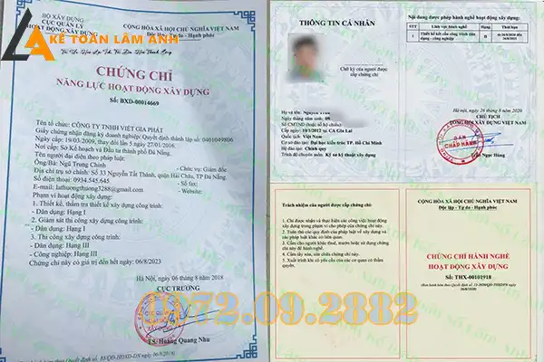 Hồ sơ thi chứng chỉ thiết kế xây dựng