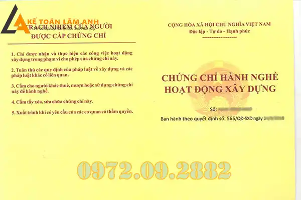 Đào Tạo Chứng Chỉ Xây Dựng Điện Biên – Dịch Vụ Trọn Gói Uy Tín2