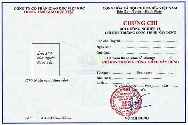 Đào Tạo Chứng Chỉ Xây Dựng Lào Cai – Dịch Vụ Trọn Gói Uy Tín2