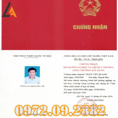 Dịch Vụ Đào Tạo Chứng Chỉ Xây Dựng Nam Định – Nhận Hồ Sơ Cấp Hạng I/II/III