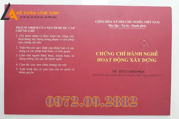 Dịch Vụ Đào Tạo Chứng Chỉ Xây Dựng Nam Định – Nhận Hồ Sơ Cấp Hạng I/II/III3