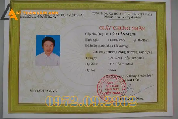 Dịch Vụ Trọn Gói Cấp Đào Tạo Chứng Chỉ Xây Dựng Ninh Bình – Hạng I, II, III3