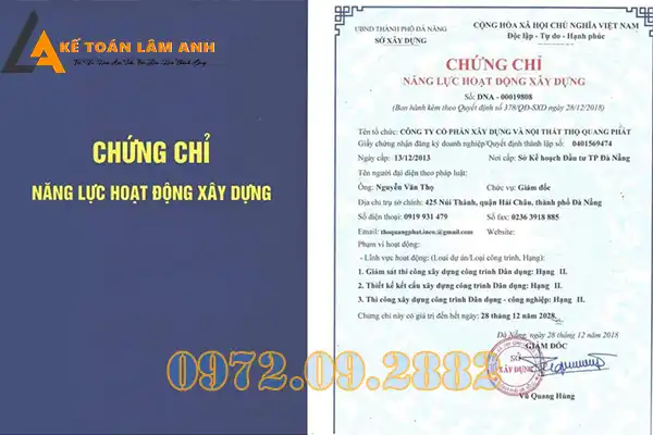 Đào Tạo Chứng Chỉ Xây Dựng Sơn La – Dịch Vụ Trọn Gói Uy Tín3