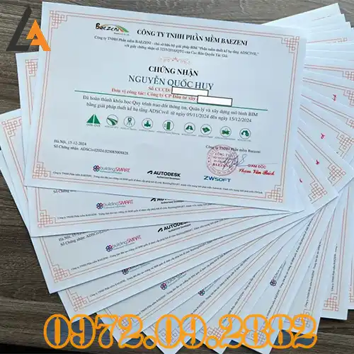 Tư Vấn Đào Tạo, Cấp Chứng Chỉ BIM Toàn Quốc Nhanh Nhất