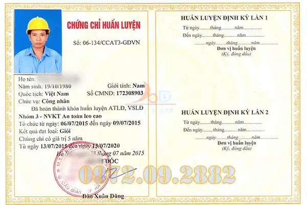 Chứng Chỉ ATLĐ Là Gì? Khi Nào Cần, Ai Cấp, Thời Hạn Bao Lâu?