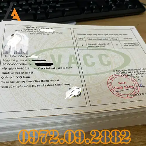 Đào Tạo Chứng Chỉ Xây Dựng Kiên Giang – Tư Vấn Hạng I, II, III