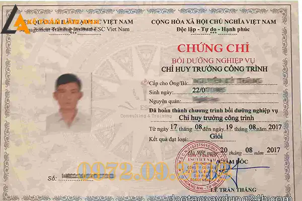 Đào Tạo Chứng Chỉ Xây Dựng Quảng Bình – Hạng I, II, III2