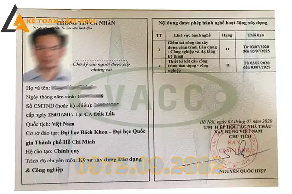 Tư Vấn, Đào Tạo Chứng Chỉ Xây Dựng Quảng Trị – Doanh Nghiệp, Cá Nhân2