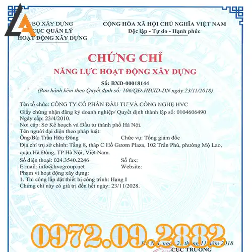 Đào Tạo Chứng Chỉ Xây Dựng Tây Ninh | Nhận Hồ Sơ – Cấp Nhanh