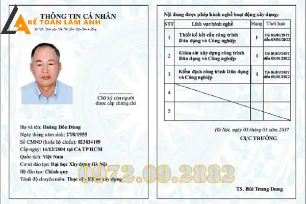 Đào Tạo Chứng Chỉ Xây Dựng Thừa Thiên Huế | Tư Vấn Hạng I, II, III2