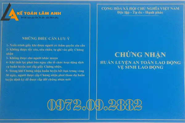 Dịch Vụ Cấp Chứng Chỉ ATLĐ Toàn Quốc Nhận Nhanh Trọn Gói