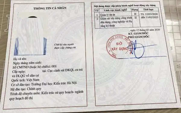 Thi chứng chỉ hành nghề xây dựng hạng 1