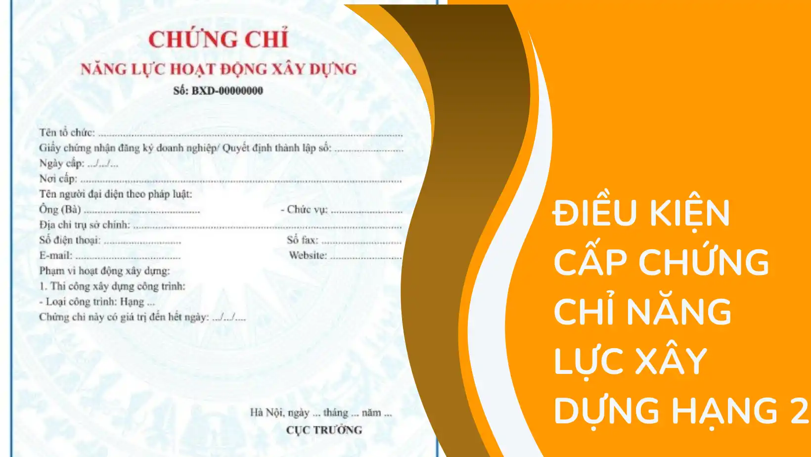 Hồ sơ cấp chứng chỉ năng lực xây dựng hạng 2