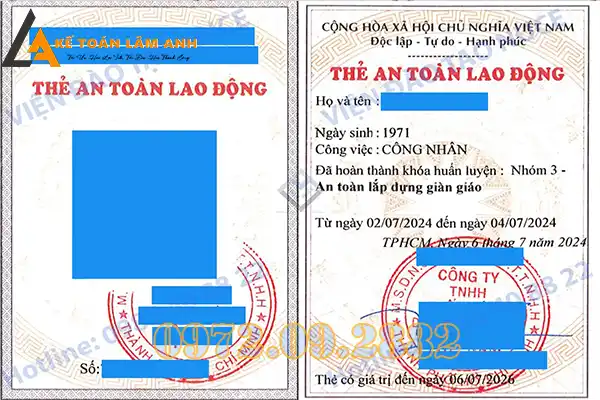 Tư Vấn Cấp Thẻ An Toàn Lao Động Điều Kiện Hồ Sơ Nhóm 1–2–3
