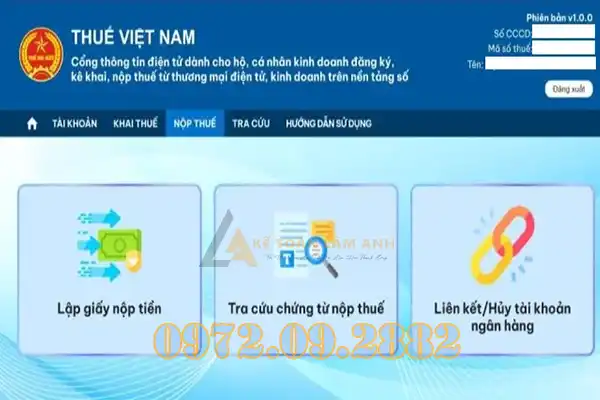 Kê khai thuế hộ kinh doanh trên HTKK