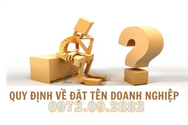 Quy định đặt tên doanh nghiệp