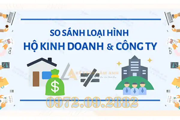 Sự khác nhau giữa hộ kinh doanh và doanh nghiệp tư nhân 