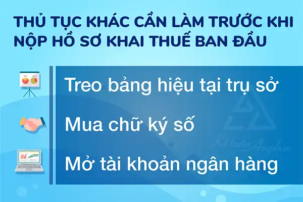 Hồ sơ khai thuế ban đầu 2026 gồm những gì?
