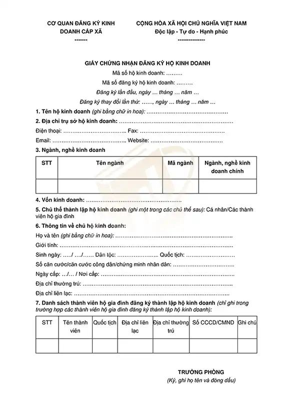 Đăng ký hộ kinh doanh online được không 